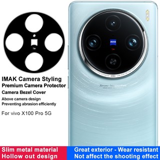Imak khung kim loại bảo vệ ống kính máy ảnh cho vivo x100 pro / x100 5g