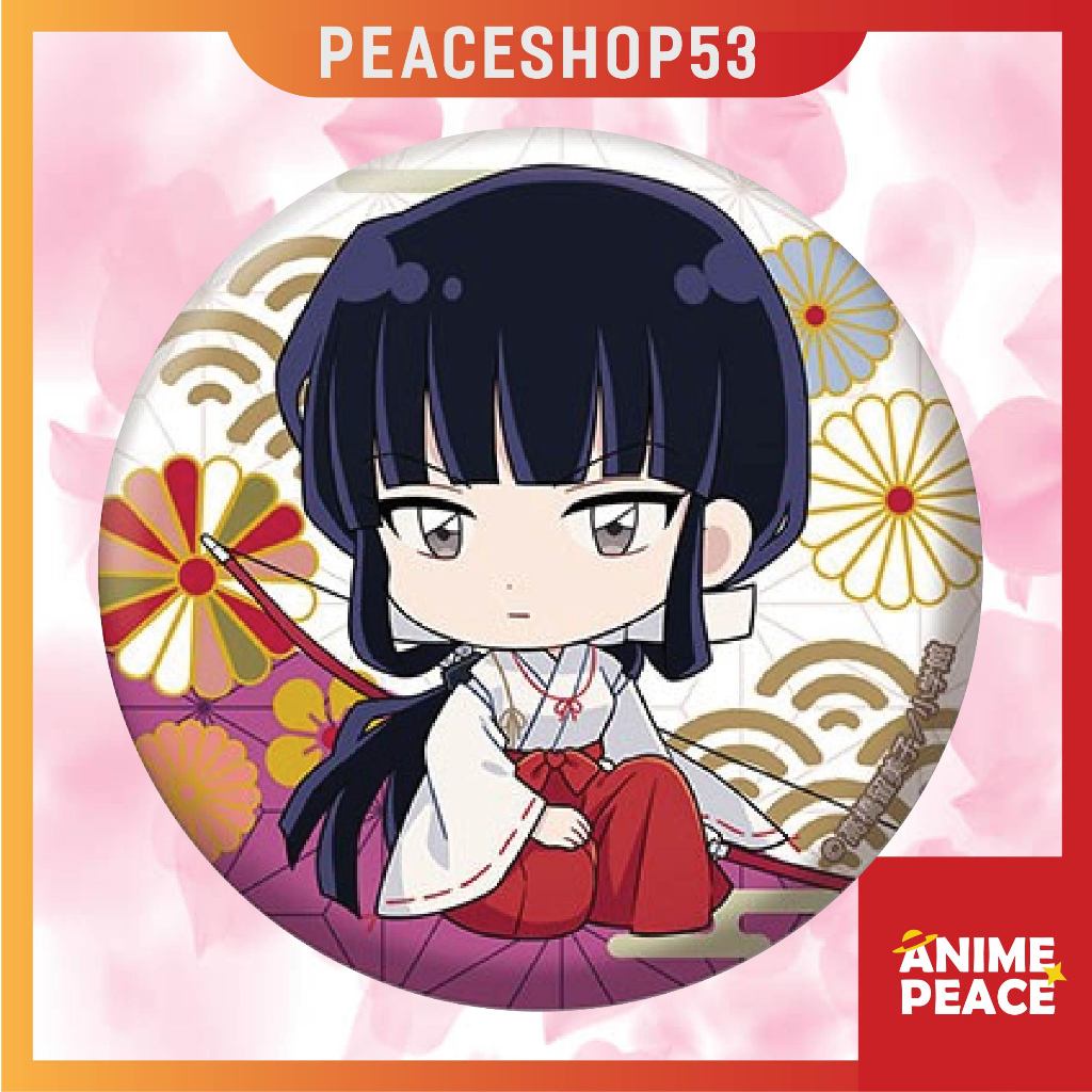 Huy hiệu InuYasha Phụ Kiện Anime Manga Khuyển Dạ Xoa HH65