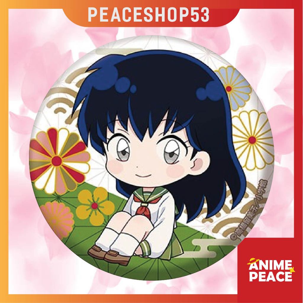Huy hiệu InuYasha Phụ Kiện Anime Manga Khuyển Dạ Xoa HH65