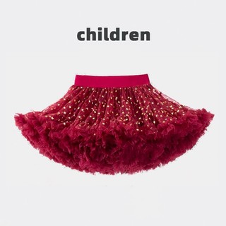80-140 bé gái váy tutu trẻ em giáng sinh năm mới quần áo bé gái váy pettiskirt trẻ em váy gạc xanh váy pettiskirt trẻ em pettiskirt trẻ em váy pettiskirt trẻ em