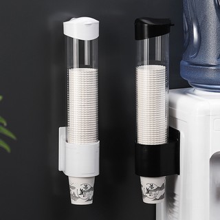 Hộp đựng cốc treo tường không lỗ Hộp đựng cốc giấy gia đình chống bụi đơn giản