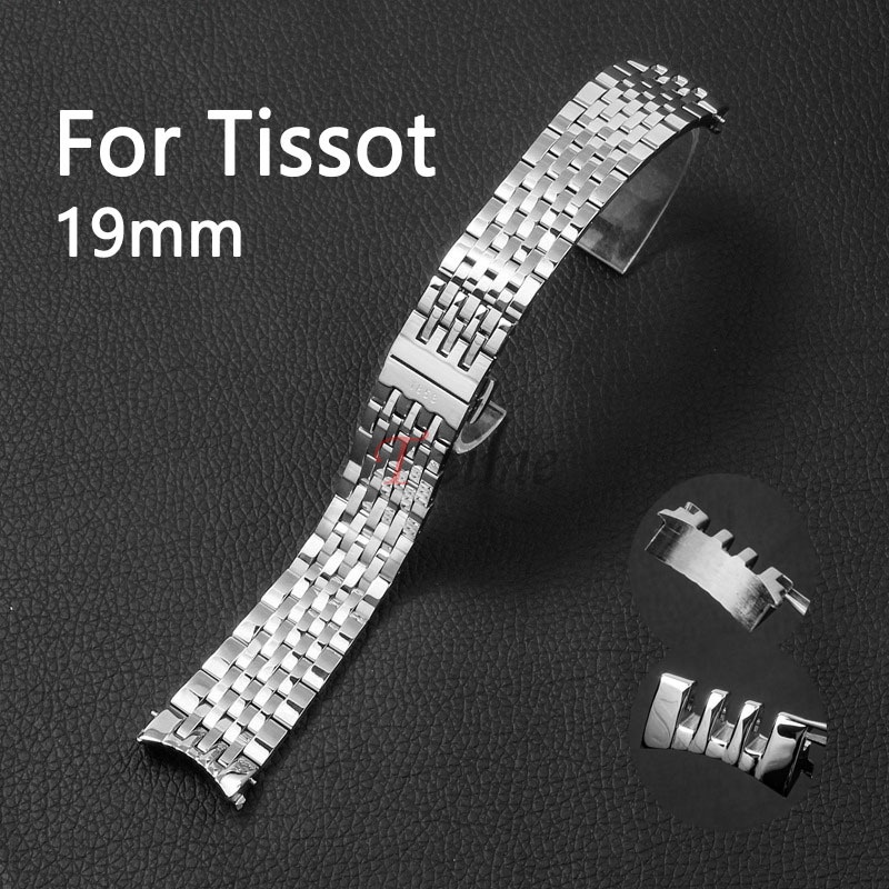 Dây Đeo Inox Cho Đồng Hồ Thông Minh tissot le locle t41 / t006 1853 19mm