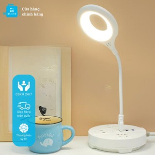 Đèn LED mini 3 màu voice control đầu cắm USB màu trắng thân xoắn 360 độ