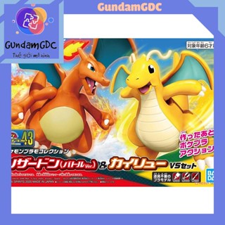 Mô hình lắp ráp Pokemon Collection 43 Select Series Charizard Battle Ver & Dragonite VS Set Bandai 4573102602701
