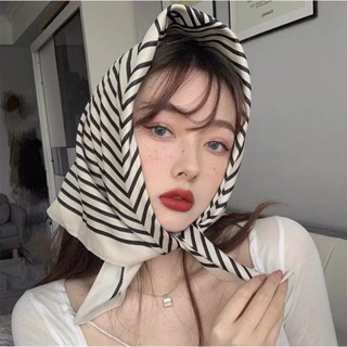 Khăn lụa vuông quàng choàng cổ nữ 70 70x70cm turban bandana trùm đầu đẹp cao cấp làm áo yếm nhiều kiểu dáng