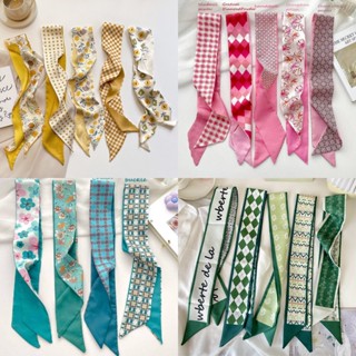 [Magpie] Bán Chạy Nhất Ruy Băng Lụa Mỏng Buộc Khăn Choàng Cổ / Túi Xách Đa Năng