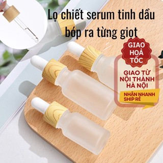 Lọ chiết chai chiết serum tinh dầu dưỡng chất mỹ phẩm vân gỗ CCC07