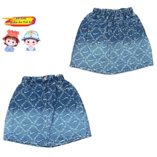 [23kg-35kg] Chân váy jean bé gái ( có chip đùi bên trong)