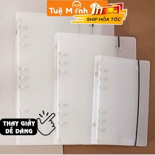 File bìa sổ còng sắt A5/ B5 dễ dàng thay giấy refill lVpp Tuệ Minh P06 chưa gồm giấy