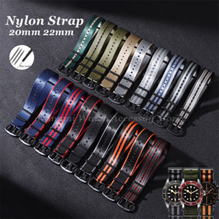  Dây đeo đồng hồ bằng vải Nylon mịn NATO 20mm 22mm Dây đeo đồng hồ mềm mại Zulu Vòng thể thao đa năng dành cho nam giới Rolex Phụ kiện dây đeo cổ tay thay thế cho Omega 