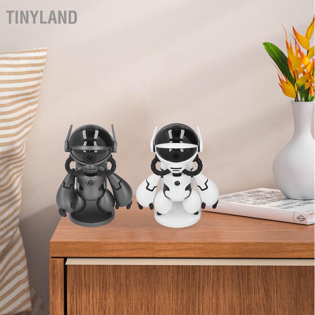 TinyLand Màn hình bé không dây Video 1080P Robot nói chuyện có dạng Camera an ninh trong nhà độ bền cao cmman
