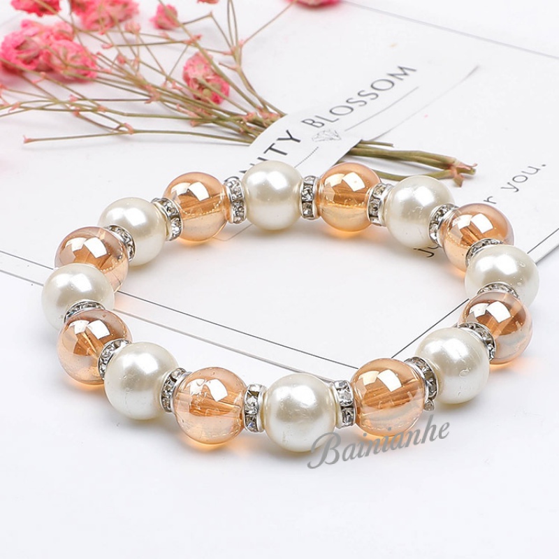 Vòng Đeo Tay Hạt Pha Lê Màu Sắc Cầu Nguyện Dành Cho Bạn Bè