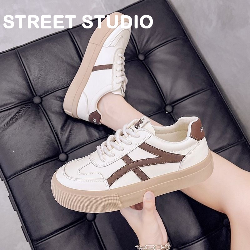 STREET STUDIO Giày Thể Thao Nữ Đế Siêu Nhẹ Thoáng Khí Thời Trang Thiết Kế Mới Cho Nữ 2023 NEW FYD239032A 36Z230905