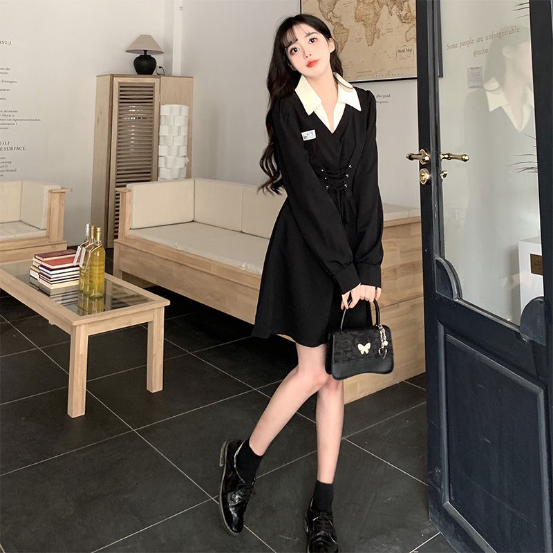 Đầm Dáng Chữ a Lưng Cao Ôm Dáng Thời Trang Mùa Xuân Kiểu Mới Cho Nữ