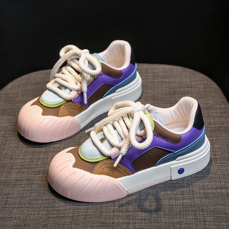 Giày Thể Thao Mũi Tròn Đế Dày Phong Cách Nhật Bản Thời Trang Mùa Thu Hàng Mới 2023