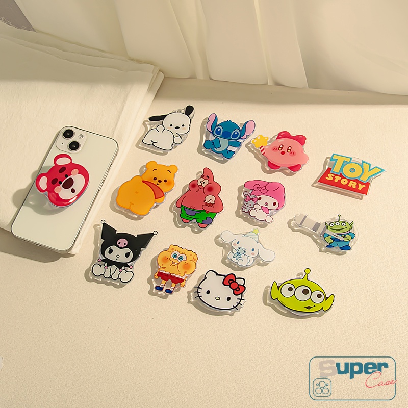 Dễ Thương Giá Đỡ Điện Thoại Hình kuromi kirby / spongebob / patrick / alien / alien / toy story Đáng Yêu