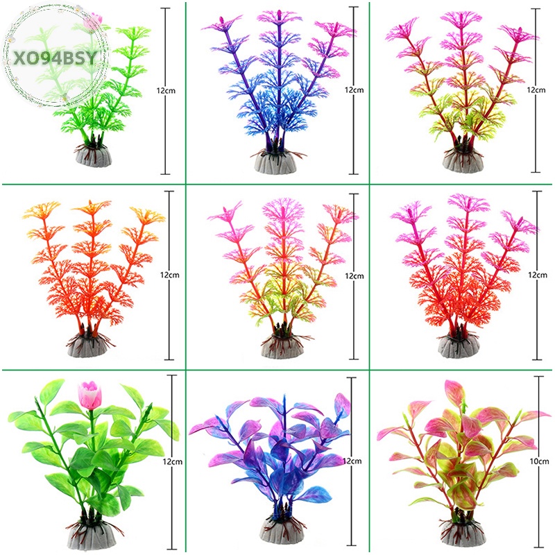 Xo94bsy Cây Cỏ Giả Dùng Trang Trí Bể Cá vn