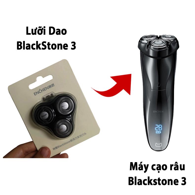 Đầu Cạo Râu  Enchen Blackstone 3,  Blackstone 5S, Gentleman 3S, Gentleman 5S -Lưỡi dao cạo râu thay thế