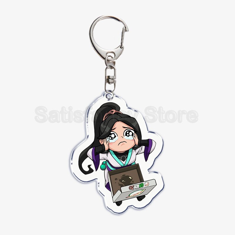 Móc Khóa Popular Fun Valorant Móc Khóa Ett Sova Cypher Người Acrylic Móc Khóa Cho Phụ Kiện Mặt Dây Chuyền Chìa Khóa