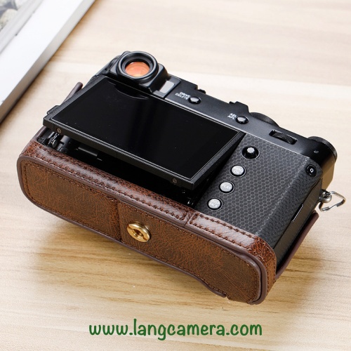 Bao Da -  Halfcase Fujifilm X100V - Mẫu Mới