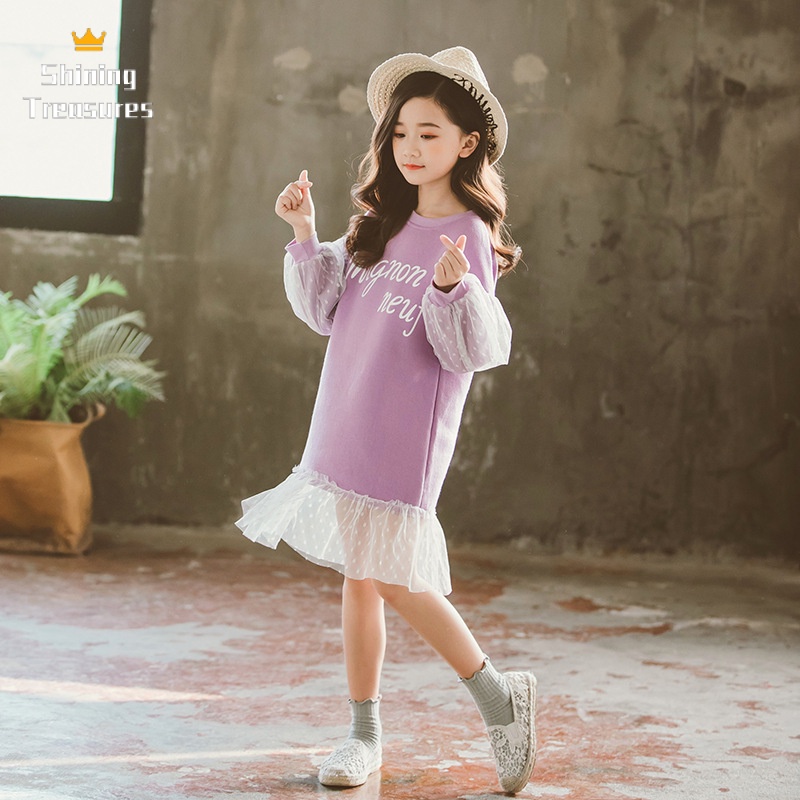 Đầm công chúa BALDAUREN KLQ2390IHU 36Z230909 thời trang Hàn Quốc thoải mái đẹp mắt 2023 cho trẻ em