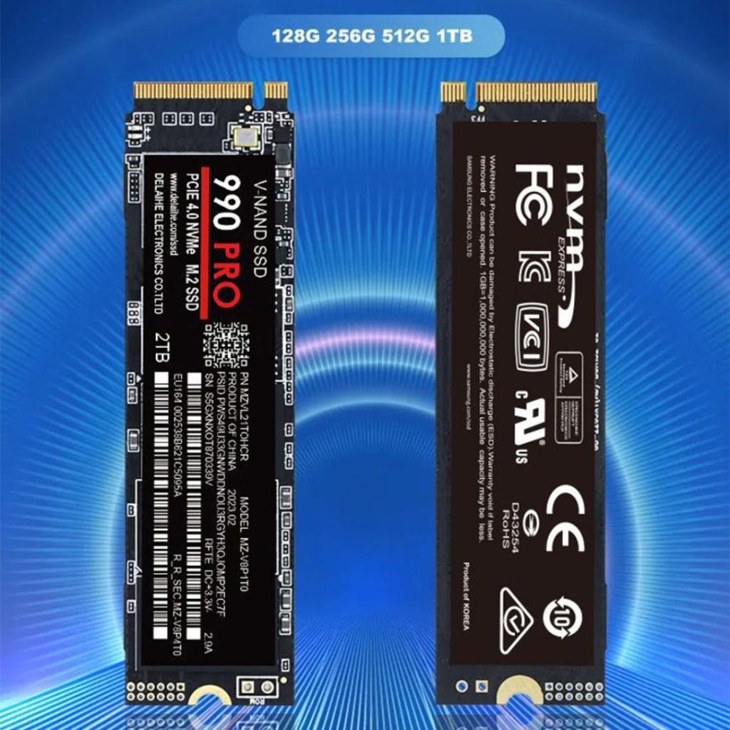 (Thời gian vận chuyển có thể mất một tháng) 990 PRO Ổ cứng thể rắn SSD 500G 1T 2T 4TB PCIe 4.0 NVMe SSD mới nhất