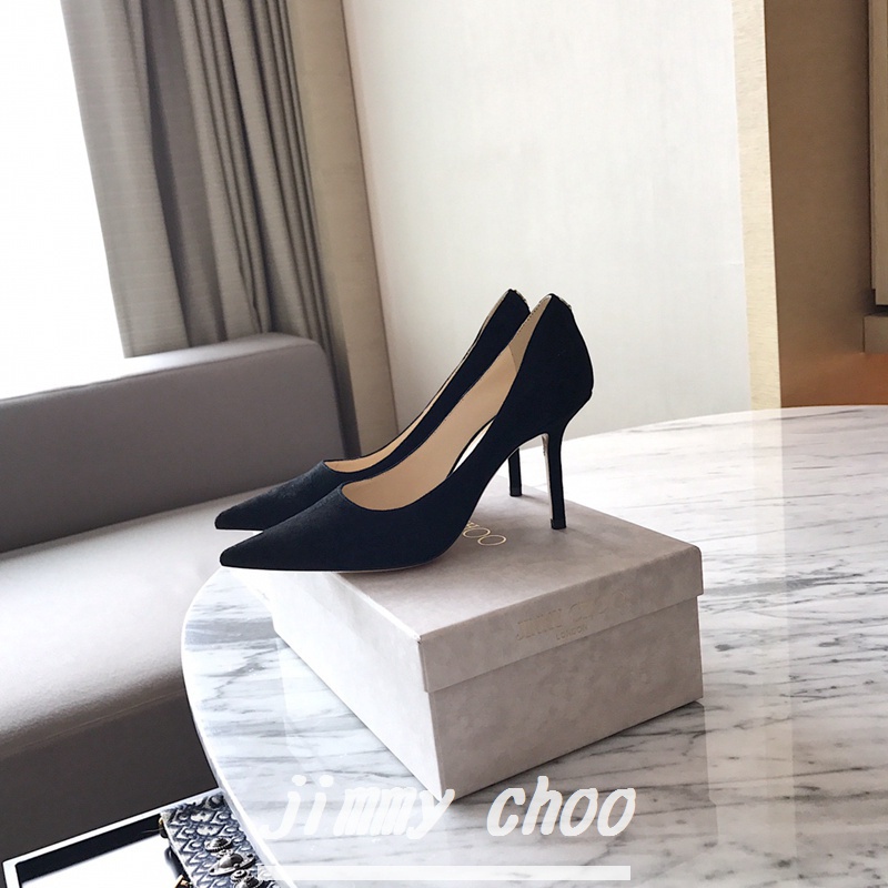 Giày Cao Gót 8cm Da Lộn Mũi Nhọn Quyến Rũ Cho Nữ