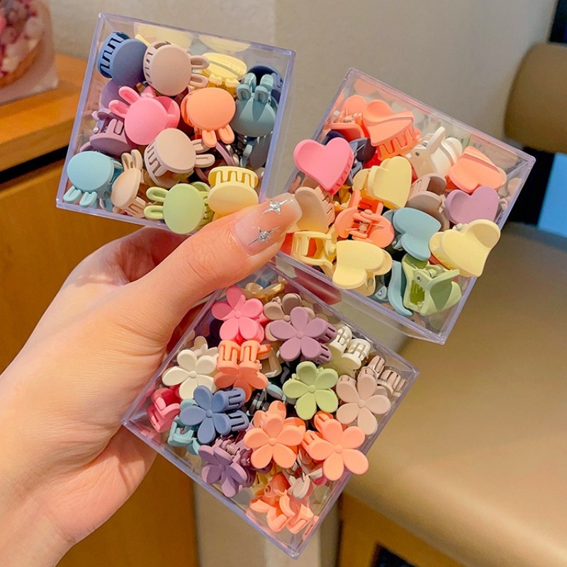 Set 50 Kẹp Tóc mini Dễ Thương Cho Bé Gái