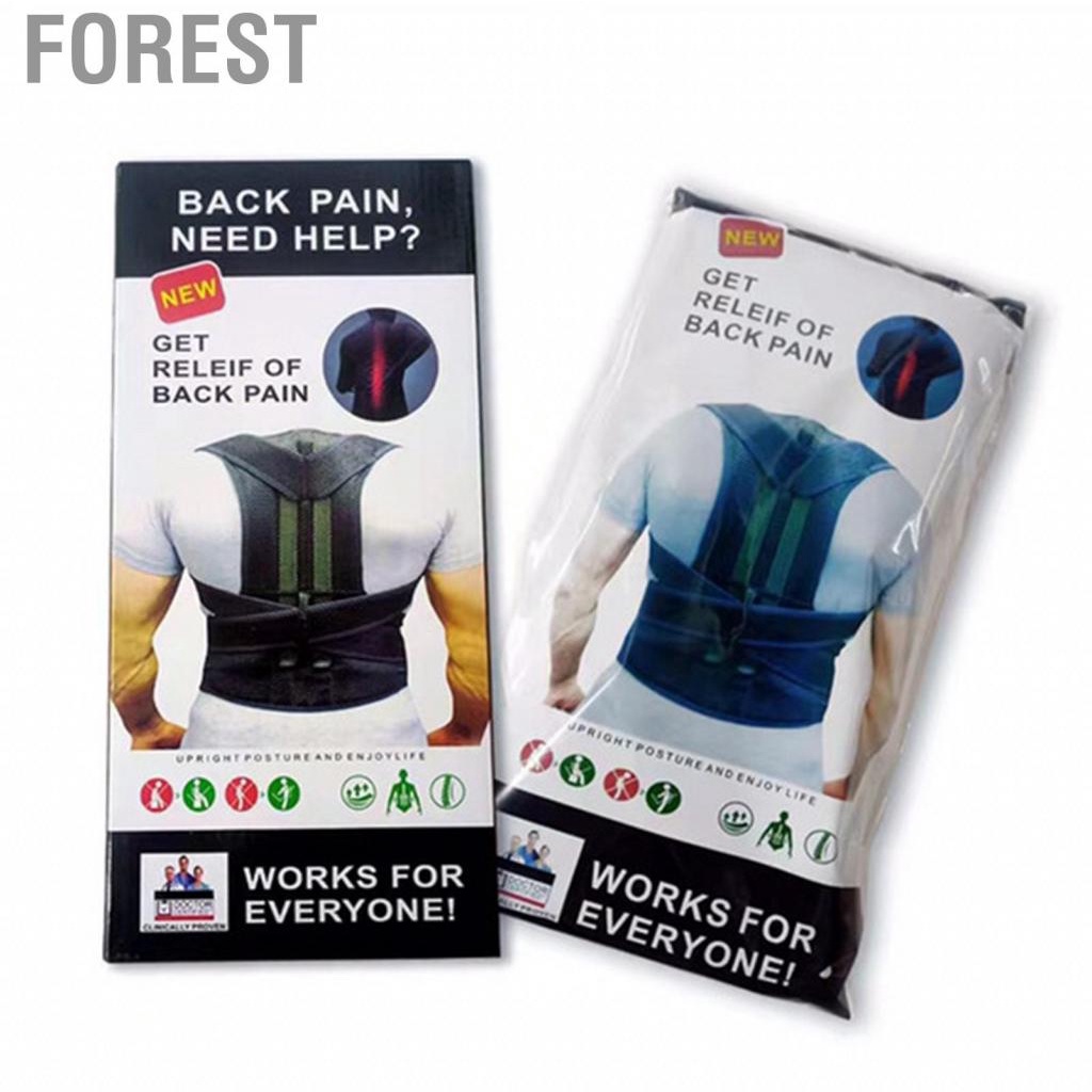 Forest Posture Corrector Back Brace High Elasticity Breathable Adjustable Support Universal Orthopedic Strap