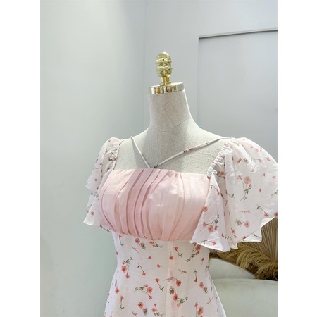 TIELA Đầm váy hoa tay cánh tiên - Leilany Dress