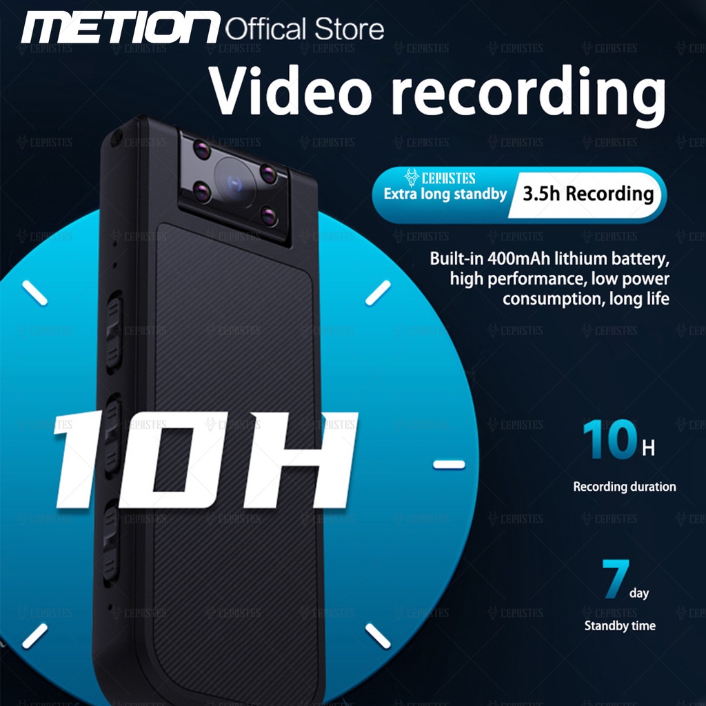 Máy Quay mini full hd 1080p full hd 2023 Có Kẹp Sau Xoay 180 Độ