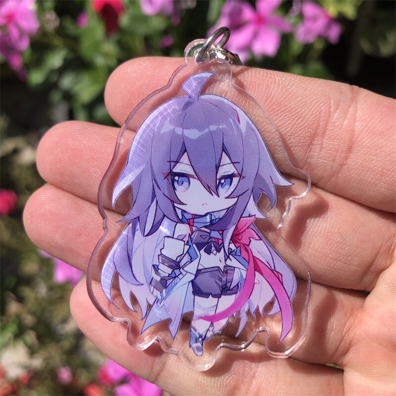 Móc khoá Honkai: Star Rail Luocha Fu Xuan Blade Imbibitor Lunae Keychain Anime Manga Phụ Kiện Trang Trí Túi xách Balo