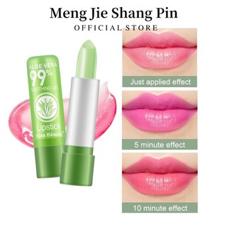 Son Dưỡng Ẩm Kiss Beauty Chiết Xuất Từ Lô Hội Tự Nhiên Thay Đổi Màu Theo Nhiệt Độ
