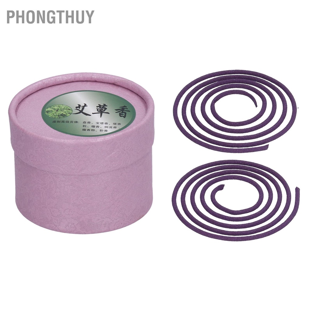 Nhang khoanh Ngải cứu 32 vòng - Nhang vòng hương Ngãi Cứu cho phòng nghỉ Nhà vệ sinh Phòng ngủ thơm trong nhà