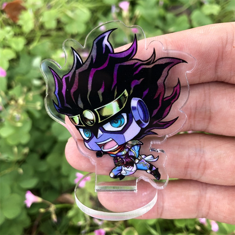 Mô hình Standee Anime JoJo's Bizarre Adventure Kujo Jotaro Giorno Giovanna Bruno Buccellati decor góc học tập để bàn