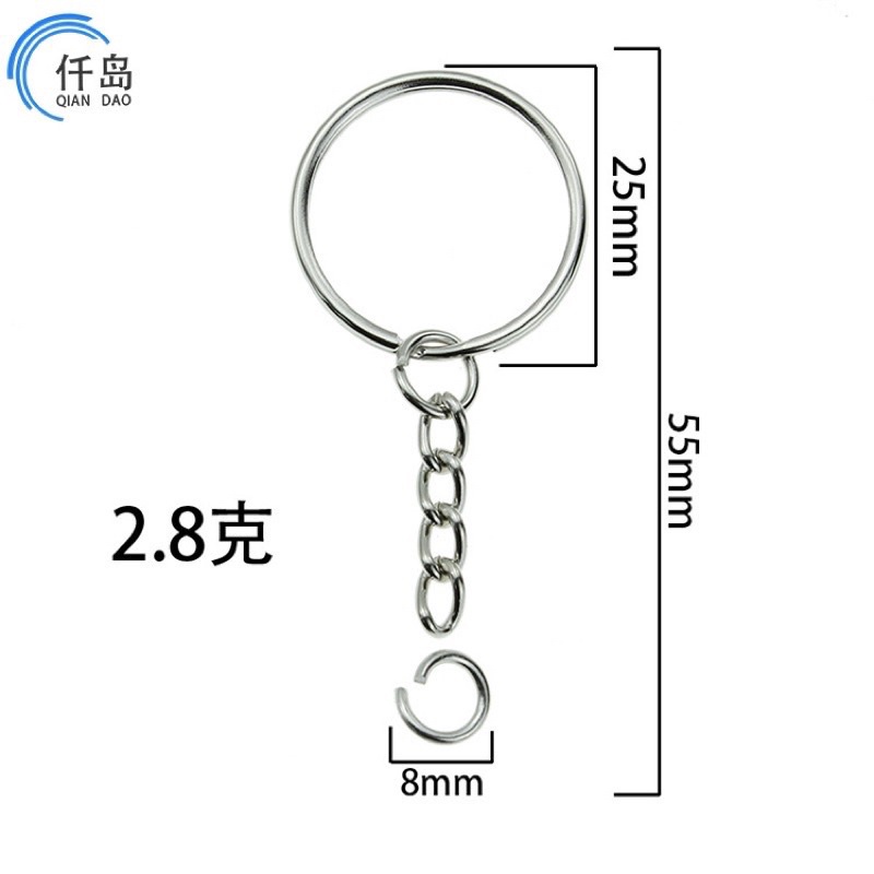 Móc khoá khoen đẹp dùng làm handmade  ,giá sỉ