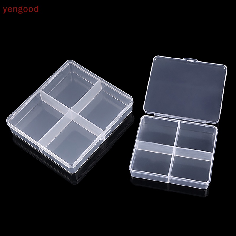 Dpfksp Nhựa Vuông Trong Suốt Hộp Bảo Quản Vật Dụng Nhỏ Đồ Lặt Vặt Tổ Chức Hộp Đựng Trang Sức Hạt Hộp Đựng Dụng Cụ Phụ Kiện