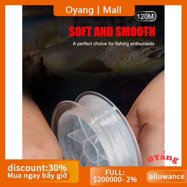 1 Cuộn Dây Câu Cá 120m 5lb-34lb Chất Lượng Cao