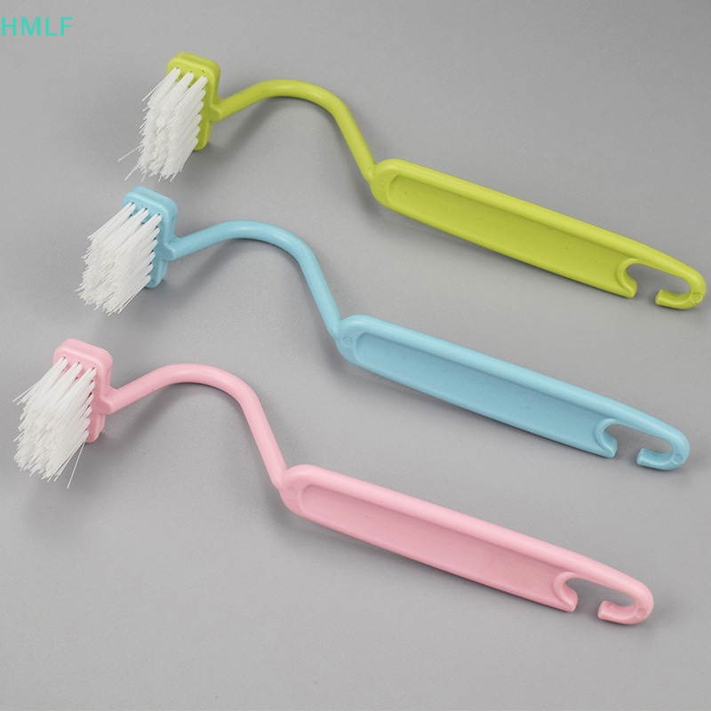 1 Bàn Chải Vệ Sinh toilet Nhỏ Hình Chữ s Tay Cầm Dài Không Chết Cho Trẻ Em