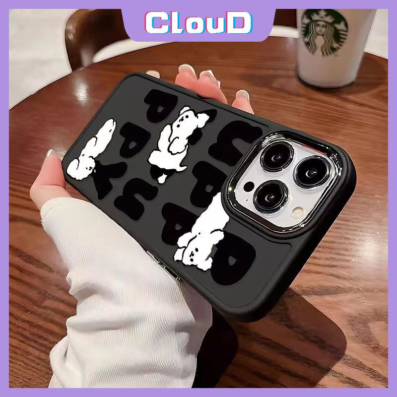 Ốp Điện Thoại Mềm In Hình Chú Chó Hoạt Hình graffiti Cho iphone 11 13 14 12 15 pro max 7plus xr x xs max 15 8 7 plus