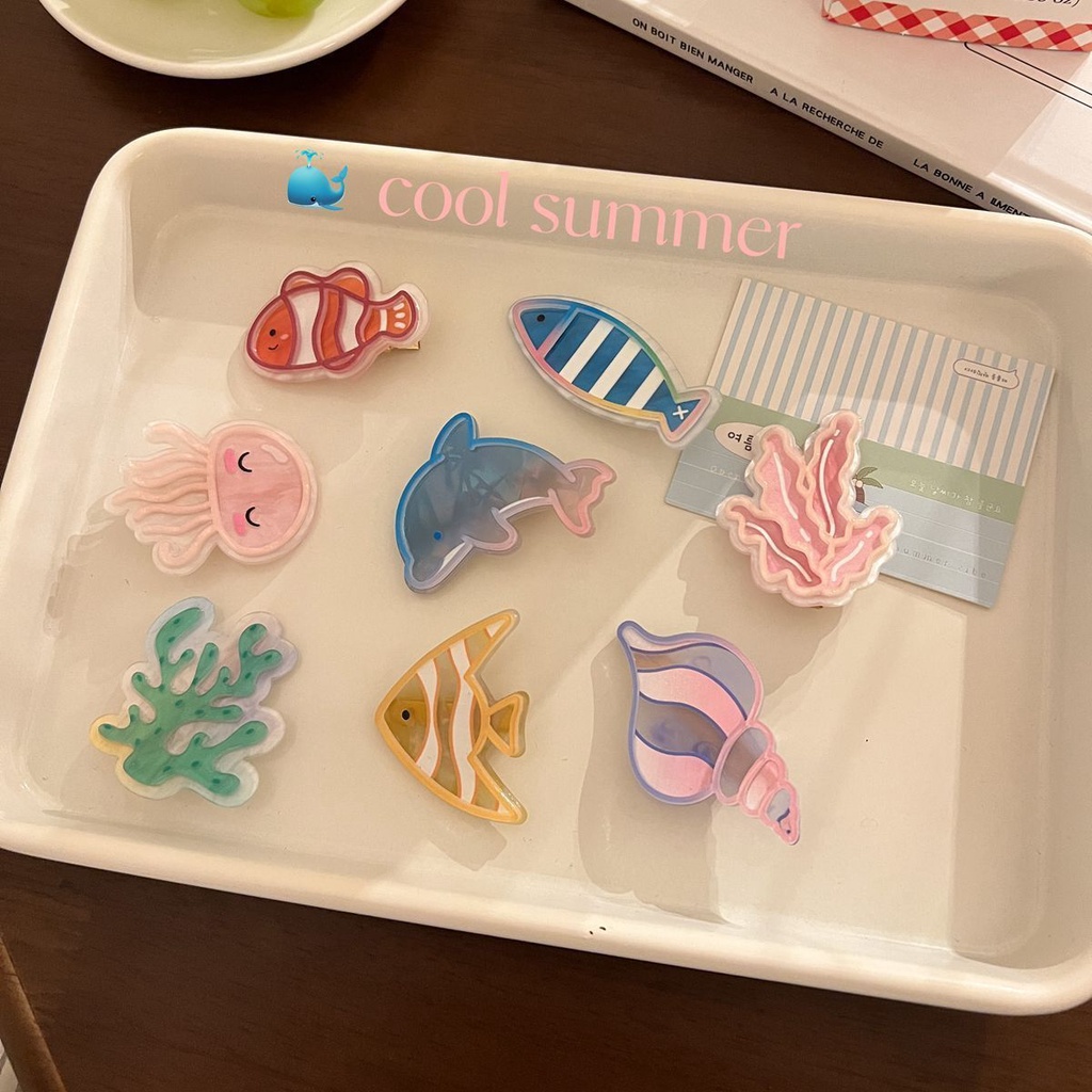 Kẹp Tóc Hình Cá Heo Dễ Thương Cho Nữ