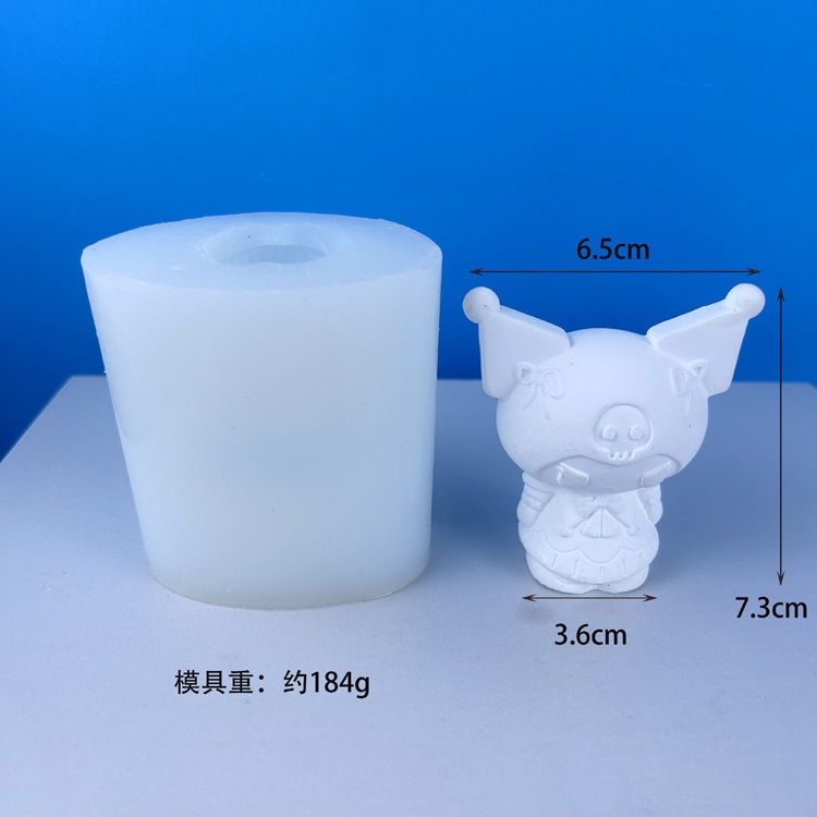 Khuôn Silicon Làm Búp Bê Hình Động Vật Hoạt Hình Ba Chiều diy sanrio kuromi pikachu