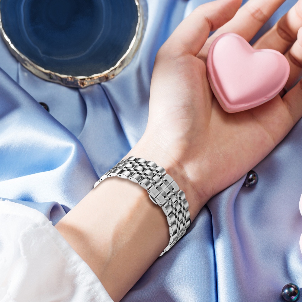 Dây Đeo Inox Cho Đồng Hồ Thông Minh samsung galaxy watch 4 5 6 44 40mm 5pro 45mm 4 6 classic 43 47mm 42 / 46mm