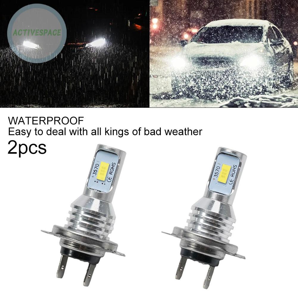 Mới Bộ 2 Bóng Đèn Pha led h7 55w Siêu Sáng