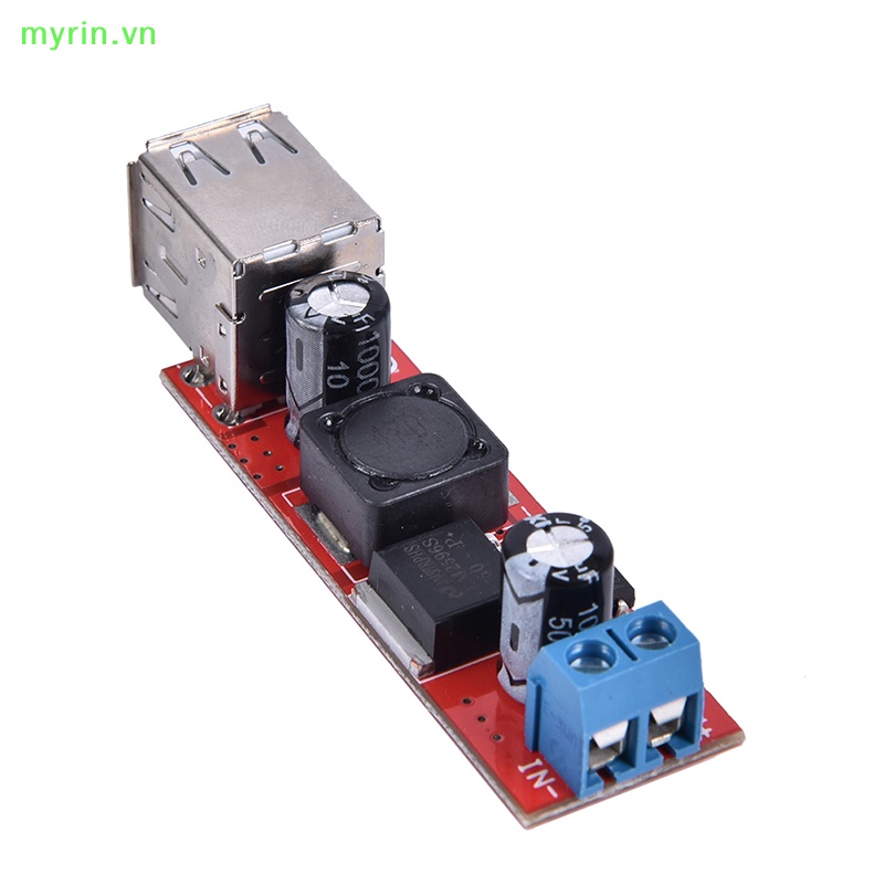 Mô Đun Hạ Áp dc-dc 6v-40v 12v Sang 5v 3a usb Kép lm2596 vn