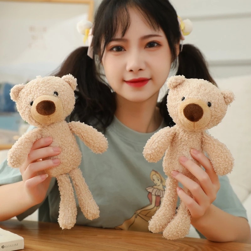 Gấu Bông Mini 20cm Mềm Mại Trang Trí Phòng Bé Gái / Văn Phòng / Xe Hơi