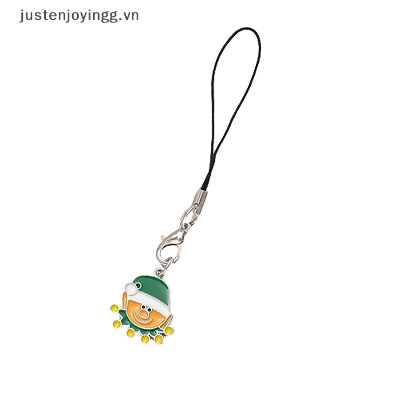 / / Quà Tặng Giáng Sinh / / Móc Khóa Hình Ông Già Noel Hoạt Hình Bằng Kim Loại Chống Thất Lạc Cho Điện Thoại