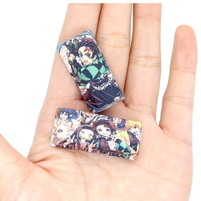 Set 4 Bàn Phím Cơ pbt keycap demon slayer Thăng Hoa yadouzi anime