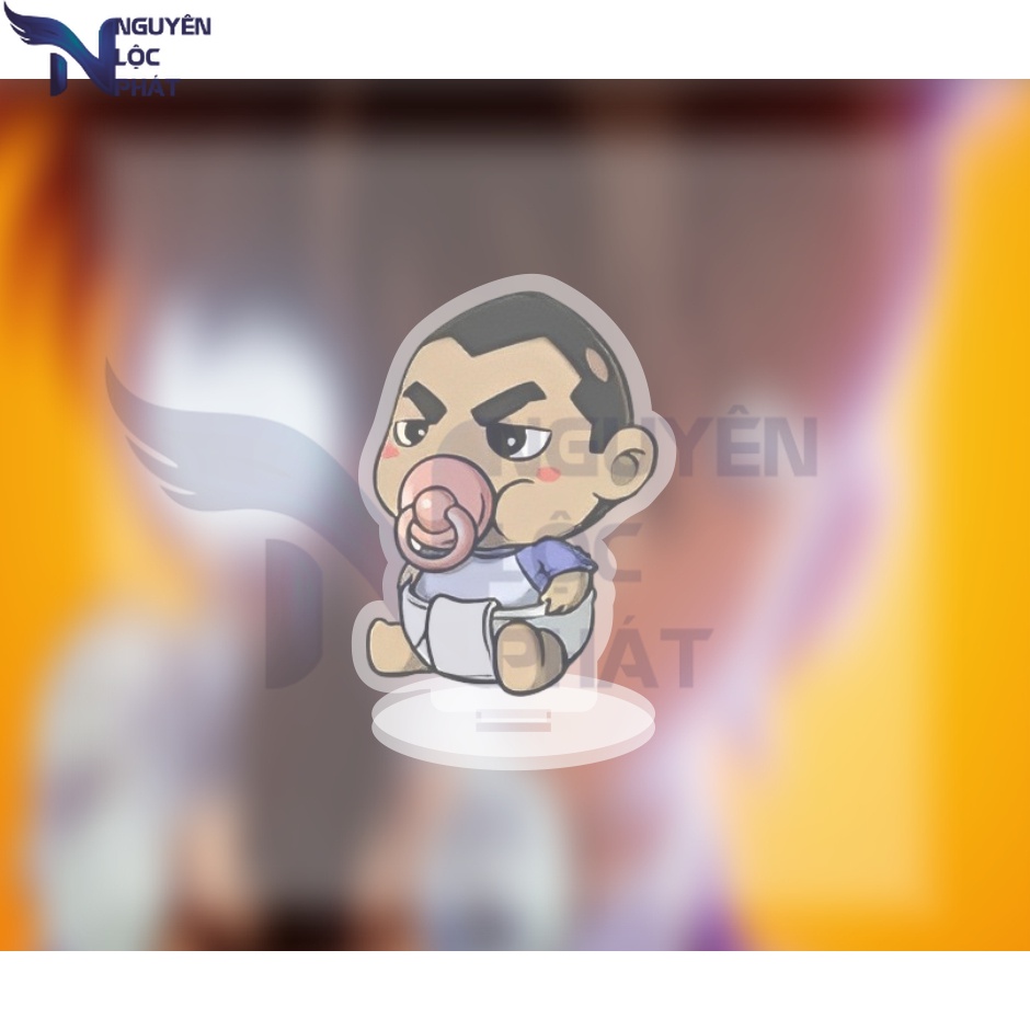 Mô Hình Standee truyện tranh Conan Nhân vật Kudo Shinichi VER CHIBI dễ thương trang trí bàn học tập nlpshop 3cm/5cm/10cm