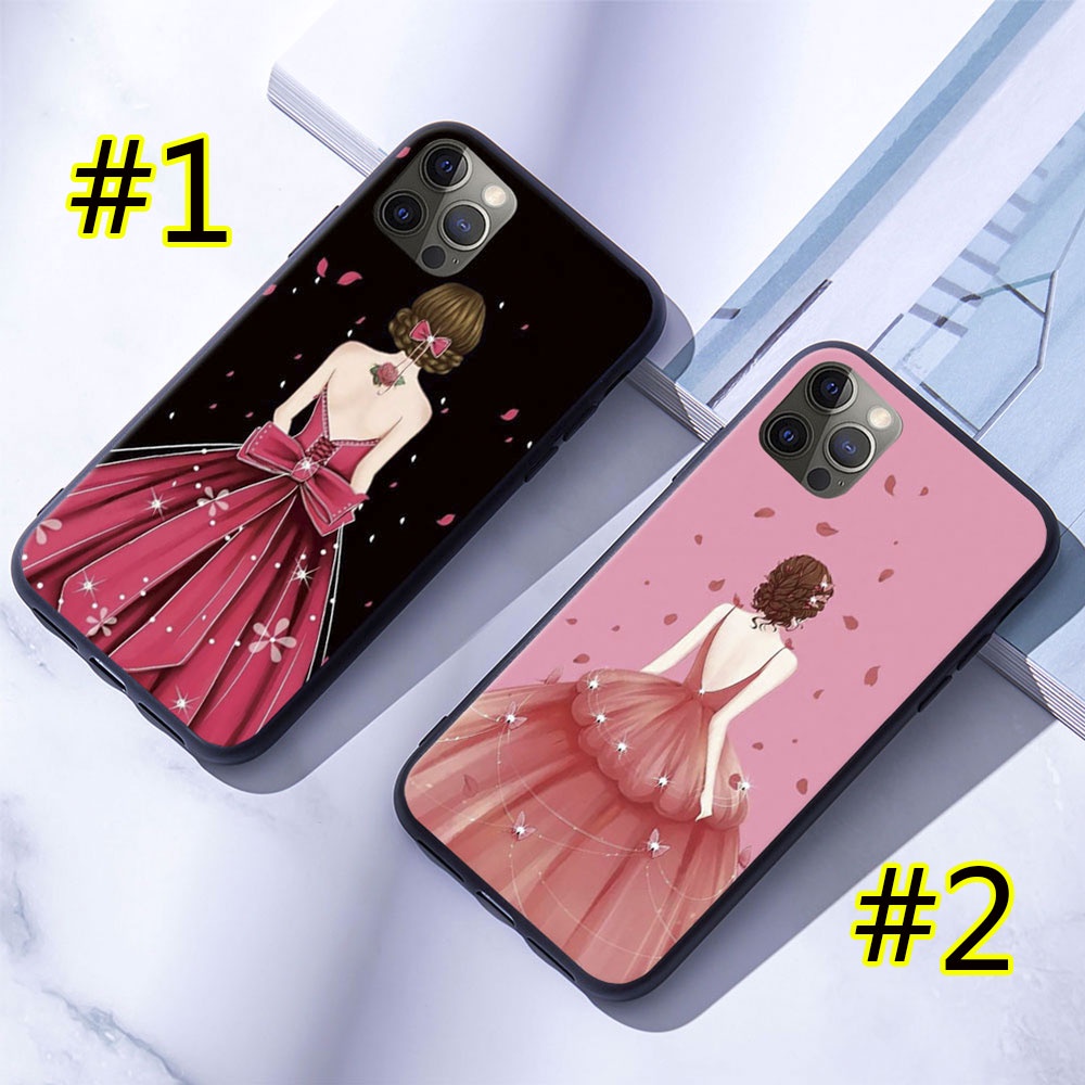 Ốp Điện Thoại Silicon Mềm Hình Cô Gái Cho redmi 12c note 12 pro plus pro + 4g 5g Lưng